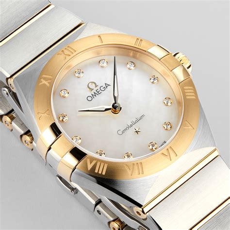 omega constellation watch ladies.